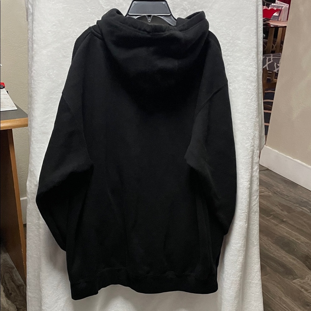 Hooters Black and Orange Men's Sweater Hoodie Size XL - Picture 6 of 6